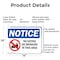 Signmission No Eating Or Drinking In This Area, 14 in W x Rectangle, Aluminum OS-2PACK-NS-A-1014-L-16081 - alternate 6
